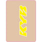 D'COR VISUALS Upper Fork Decal - KYB - Yellow 40-80-133