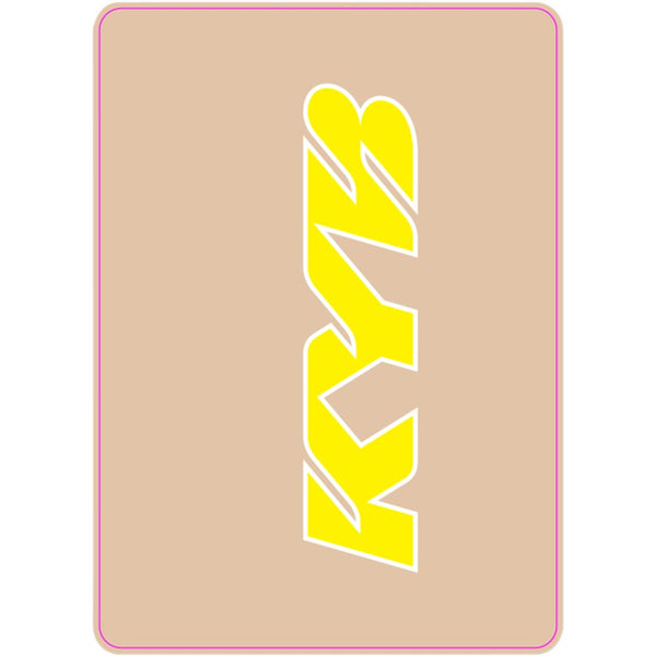 D'Cor Visuals Upper Fork Decal - KYB - Yellow 40-80-133
