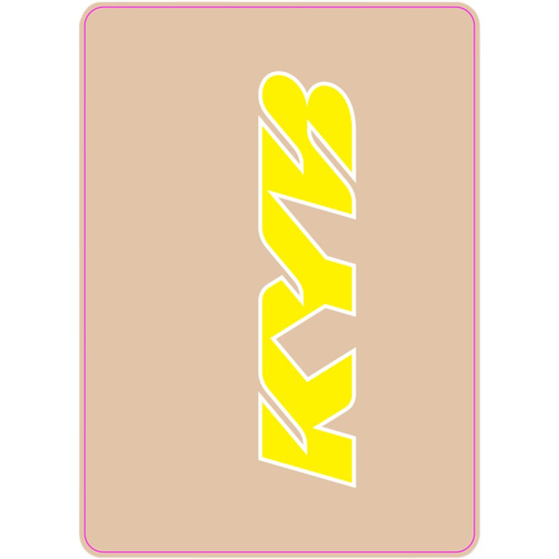 D'Cor Visuals Upper Fork Decal - KYB - Yellow 40-80-133