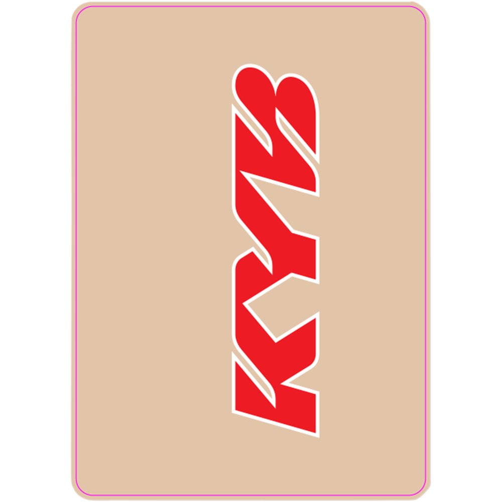 D'Cor Visuals Upper Fork Decal - KYB - Red 40-80-123