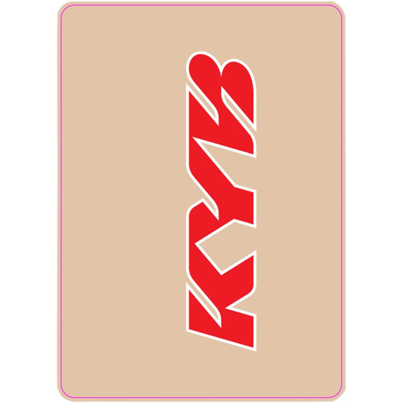 D'Cor Visuals Upper Fork Decal - KYB - Red 40-80-123