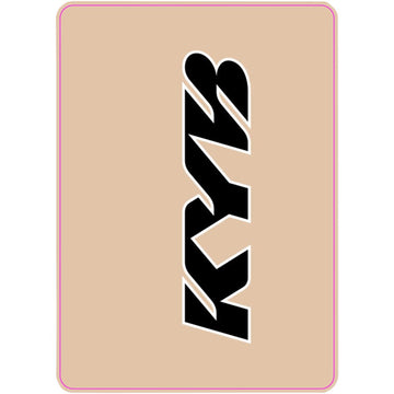 D'COR VISUALS Upper Fork Decal - KYB - Black 40-80-103