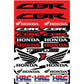 D'COR VISUALS Decal Sheet - Honda Street 40-10-102