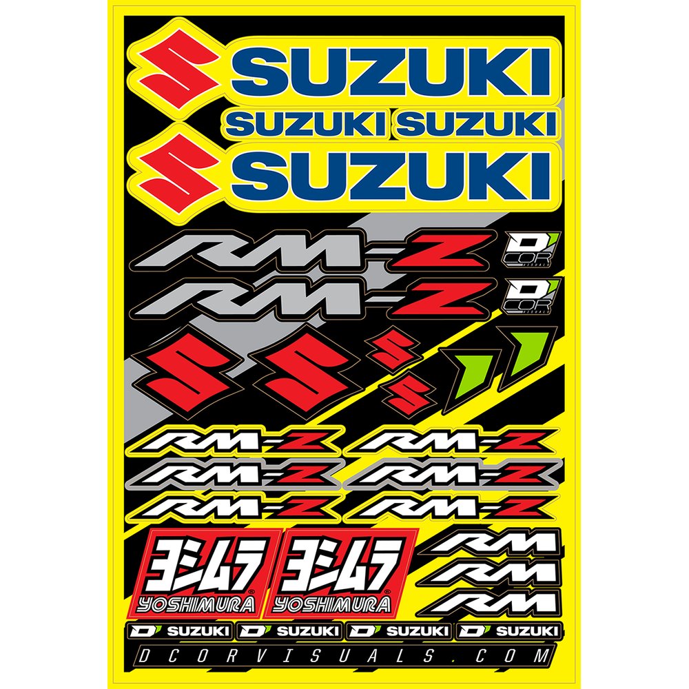 D'COR VISUALS Decal Sheet - Suzuki RM-Z 40-40-100