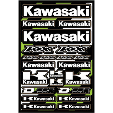 D'COR VISUALS Decal Sheet - Kawasaki Cor2 40-20-101