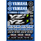 D'COR VISUALS Decal Sheet - Yamaha YZF 40-50-100