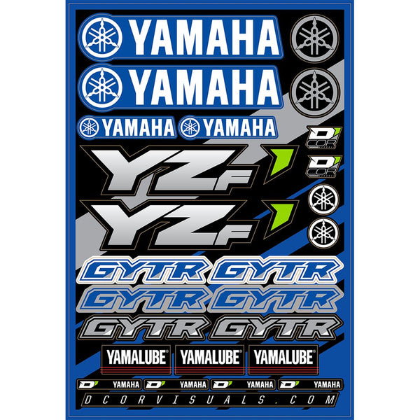 D'Cor Visuals Decal Sheet - Yamaha YZF 40-50-100