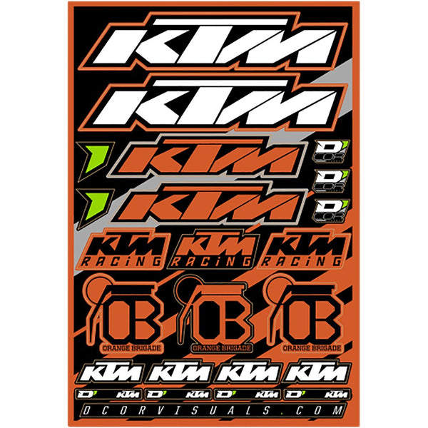 D'Cor Visuals Decal Sheet - KTM 40-30-100