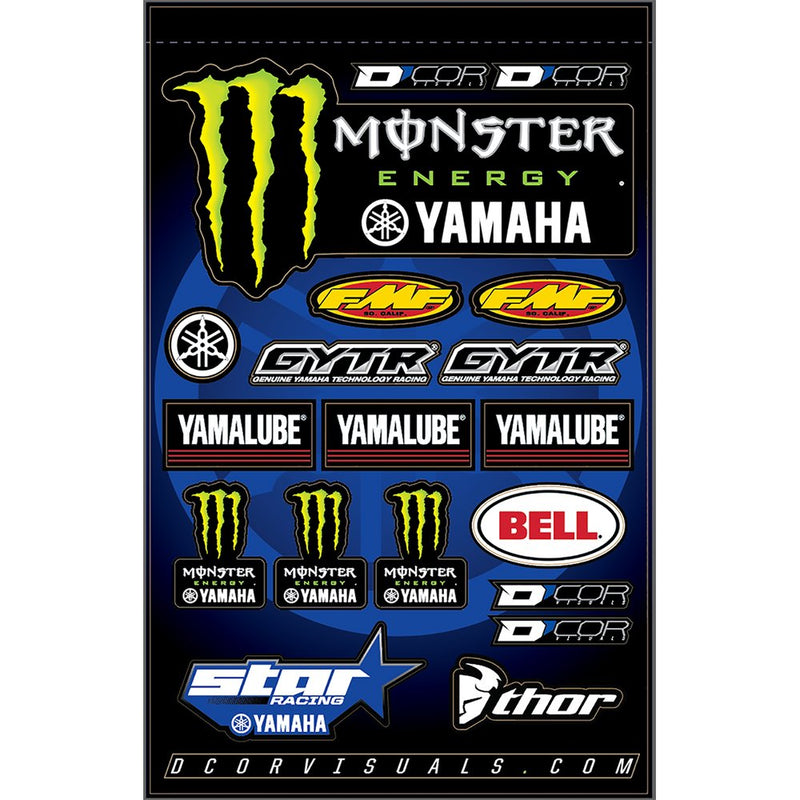 D'Cor Visuals Decal Sheet - Star Yamaha/Monster 40-50-117