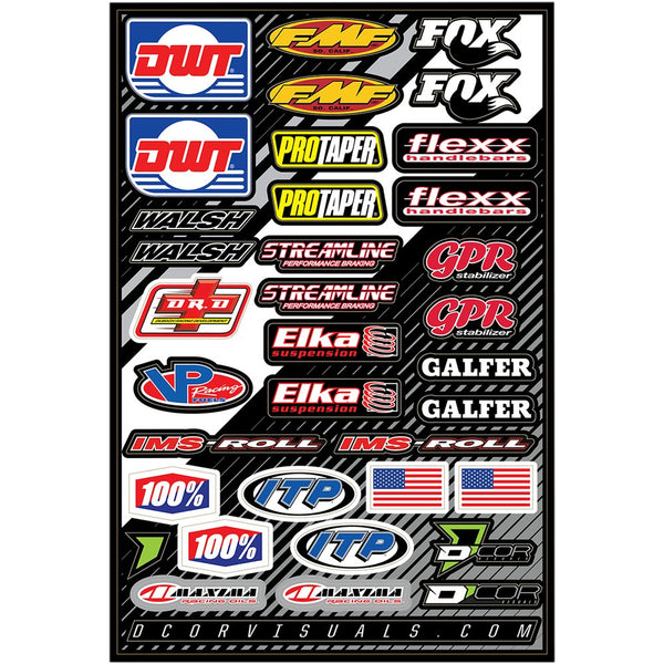 D'Cor Visuals Decal Sheet - Misc. ATV 40-90-107