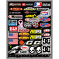 D'COR VISUALS Decal Sheet - Helmet Logos 40-90-104