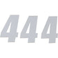 D'COR VISUALS SX Plate Number - #4 - White - 6" 45-16-4