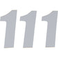 D'COR VISUALS SX Plate Number - #1 - White - 6" 45-16-1