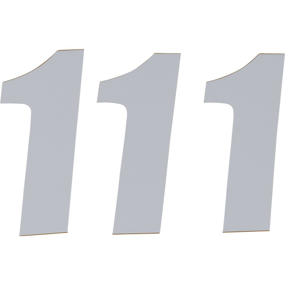 D'COR VISUALS SX Plate Number - #1 - White - 6" 45-16-1