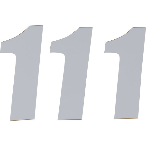 D'Cor Visuals SX Plate Number - #1 - White - 6