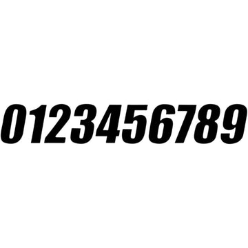 D'COR VISUALS SX Plate Number - #5 - Black - 6" 45-26-5