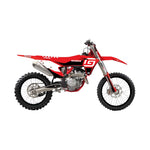 D'Cor Visuals Graphi Kit - White - GasGas Racing - MC 125/250 20-65-202