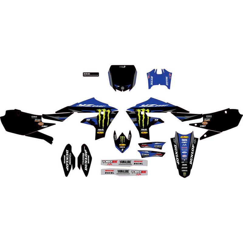 D'Cor Visuals Graphic Kit - '23 Star Monster Energy Star - YZ 250 F 20-50-404