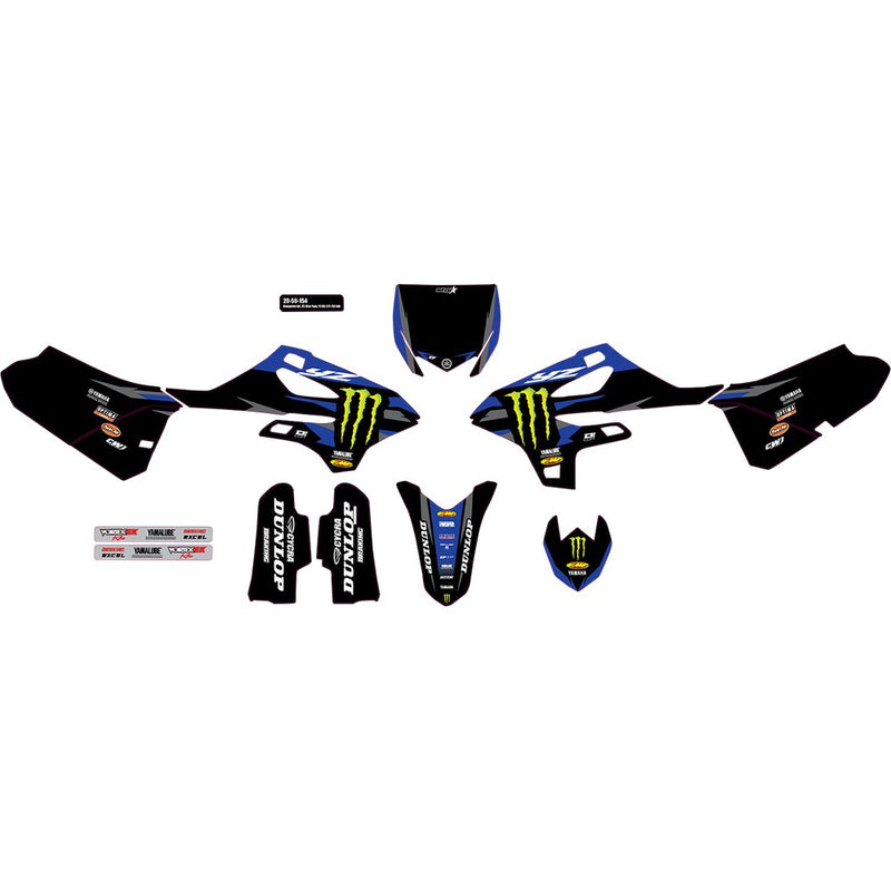 D'Cor Visuals Graphic Kit - '23 Monster Energy Star - YZ 85 20-50-154