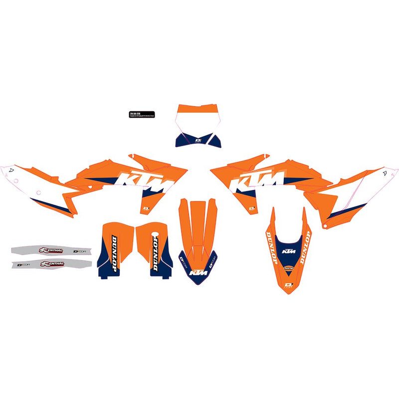 D'Cor Visuals Graphic Kit - KTM Racing - KTM '23-'24 20-30-226