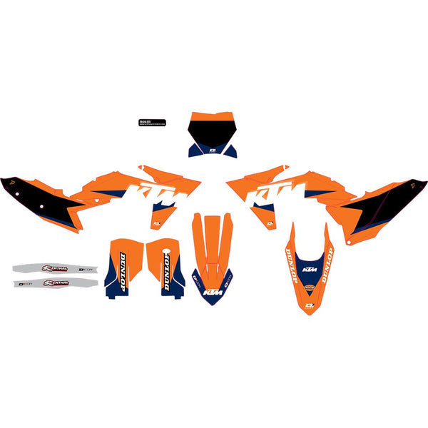 D'Cor Visuals Graphic Kit - KTM Racing - KTM '23-'24 20-30-225