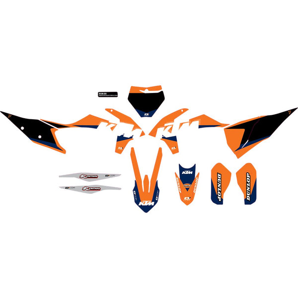 D'Cor Visuals Graphic Kit - KTM Racing - KTM '18-'22 20-30-223