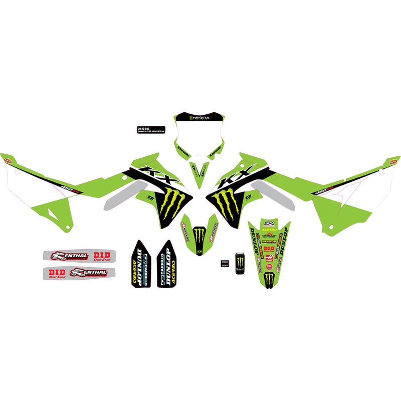 D'Cor Visuals Graphic Kit - '23 Monster Energy 20-20-803