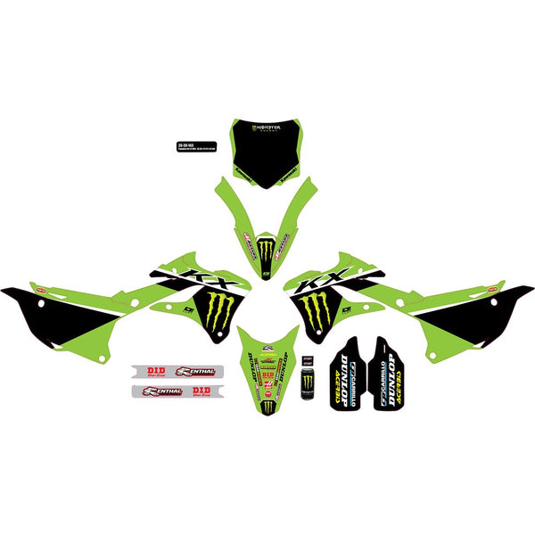 D'Cor Visuals Graphic Kit - '23 Monster Energy 20-20-143