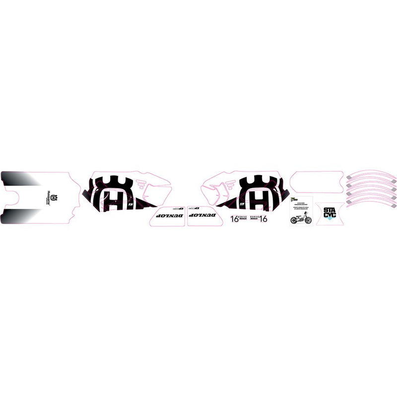 D'Cor Visuals STACYC* Stability Cycle Graphic Kit - 16" - Brushless - Husky 10-80-206B