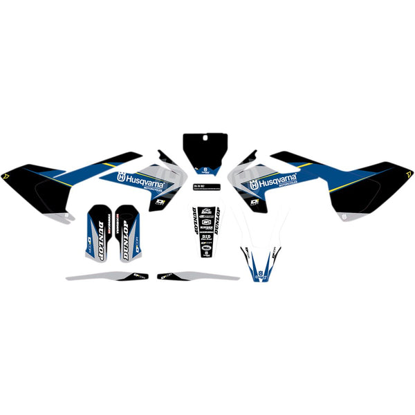 D'Cor Visuals Graphic Kit - Black - Husqvarna 20-70-102