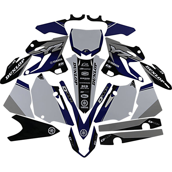 D'Cor Visuals Graphic Kit - Cor 9 Yamaha - YZ 125/250 '15-'21 20-50-126