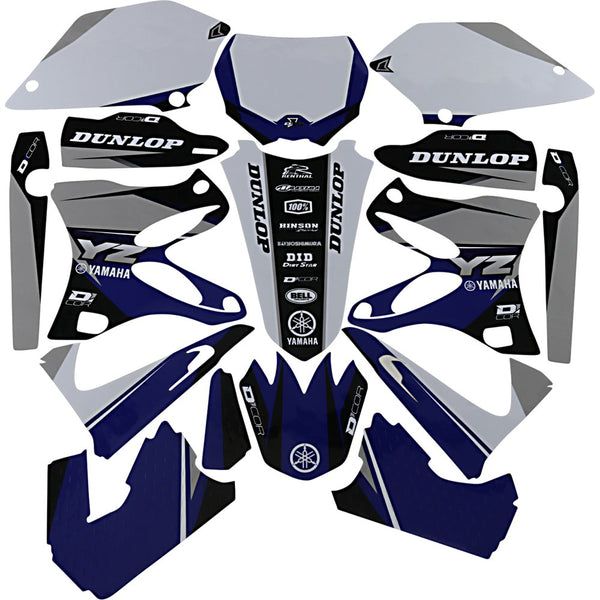 D'Cor Visuals Graphic Kit - Cor 9 Yamaha - YZ 125/250 '06-'14 20-50-124