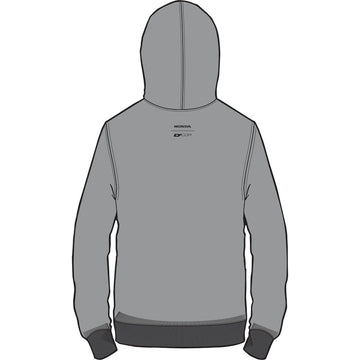 D'COR VISUALS Honda Wing Sweatshirt - Gray - 2XL 85-204-5