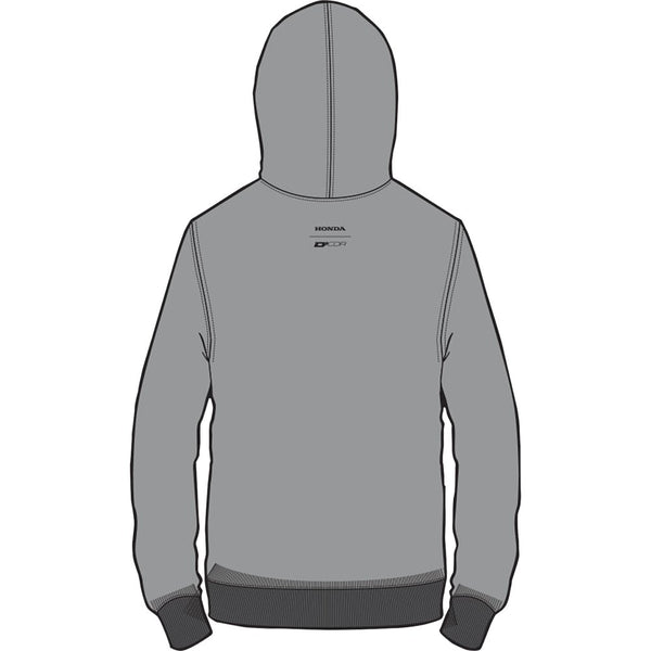 D'Cor Visuals Honda Wing Sweatshirt - Gray - XL 85-204-4