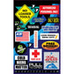 D'COR VISUALS Decal Sheet - Shop/Fridge 40-90-123