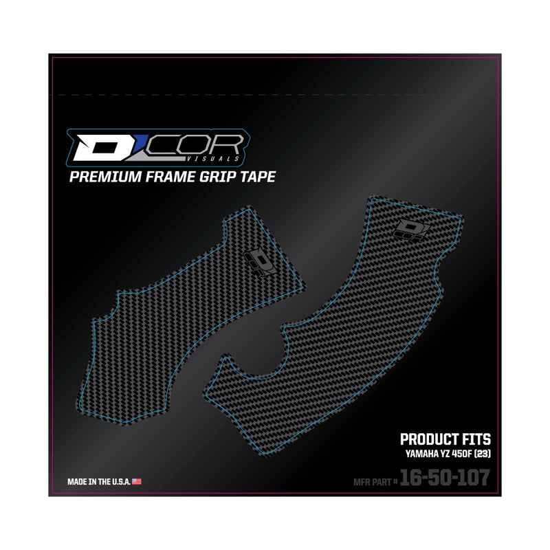D'Cor Visuals Frame Grip Tape - Gray - Yamaha - YZ 250/450 F 16-50-107