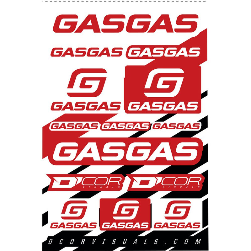 D'Cor Visuals Decal Sheet - GasGas 40-65-100