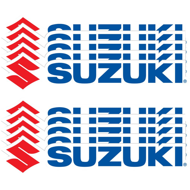 D'Cor Visuals Suzuki Decal - 6" - 10 Pack 40-40-107
