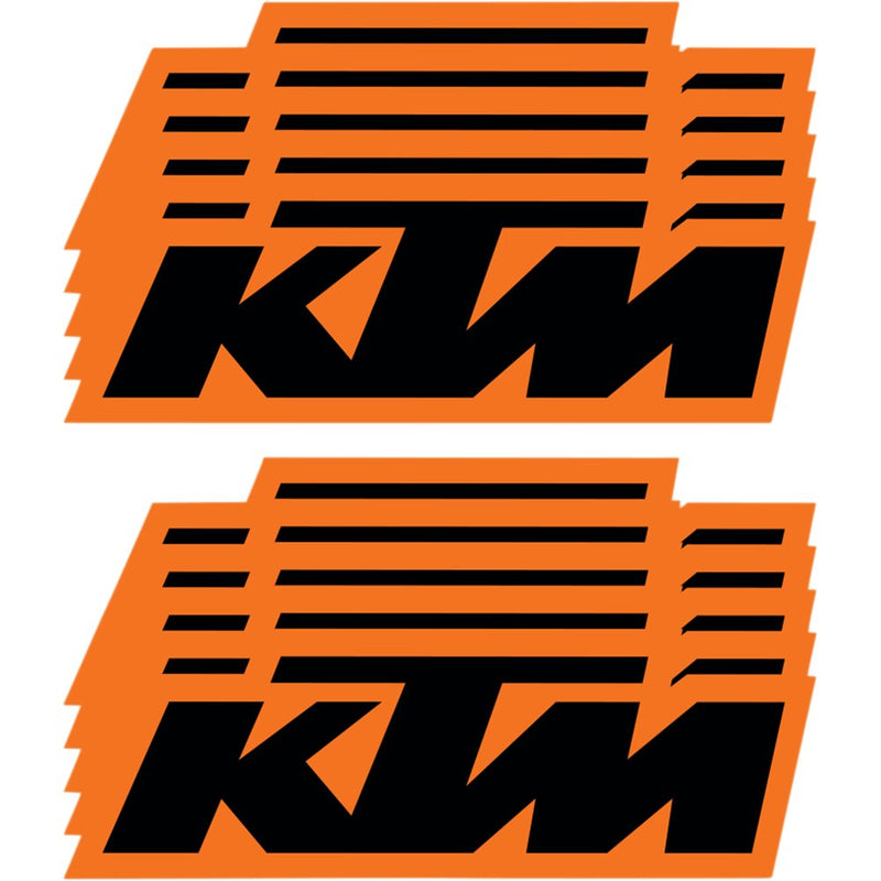 D'Cor Visuals KTM Decal - 6" - 10 Pack 40-30-107