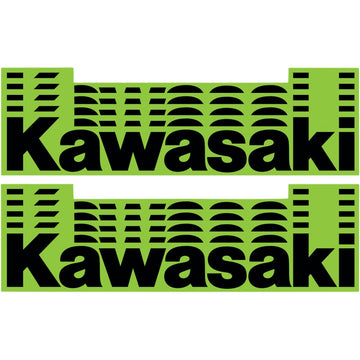 D'COR VISUALS Kawasaki Decal - 6" - 10 Pack 40-20-107