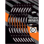 D'Cor Visuals Rim Decal - KTM Logo - 21" Front 40-80-204