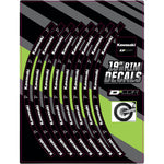 D'Cor Visuals Rim Decal - Kawasaki Logo - 19" Rear 40-80-201