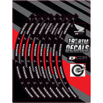 D'Cor Visuals Rim Decal - Honda Logo - 19" Rear 40-80-119
