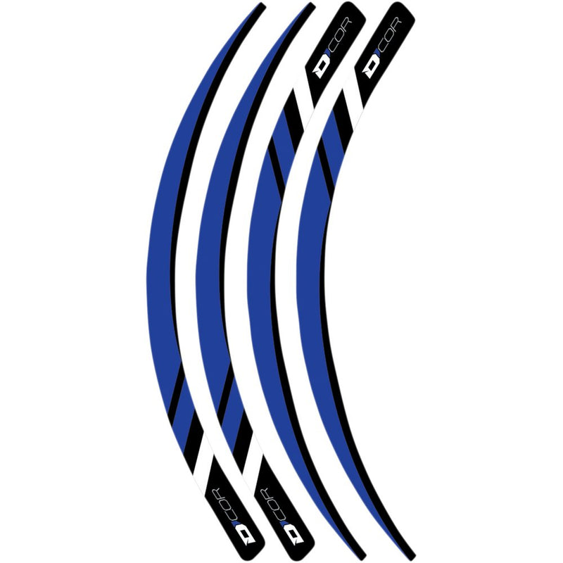 D'Cor Visuals Rim Decal - Blue 40-80-220