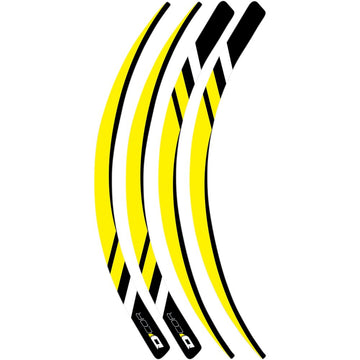 D'COR VISUALS Rim Decal - Yellow 40-80-219