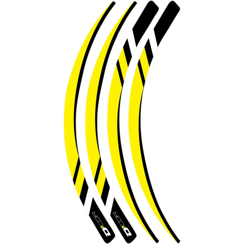 D'Cor Visuals Rim Decal - Yellow 40-80-219