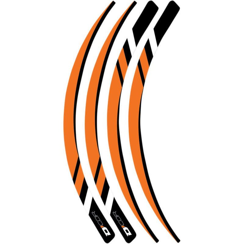 D'Cor Visuals Rim Decal - Orange 40-80-218