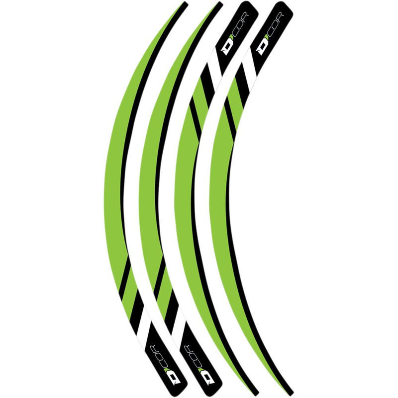 D'Cor Visuals Rim Decal - Green 40-80-217