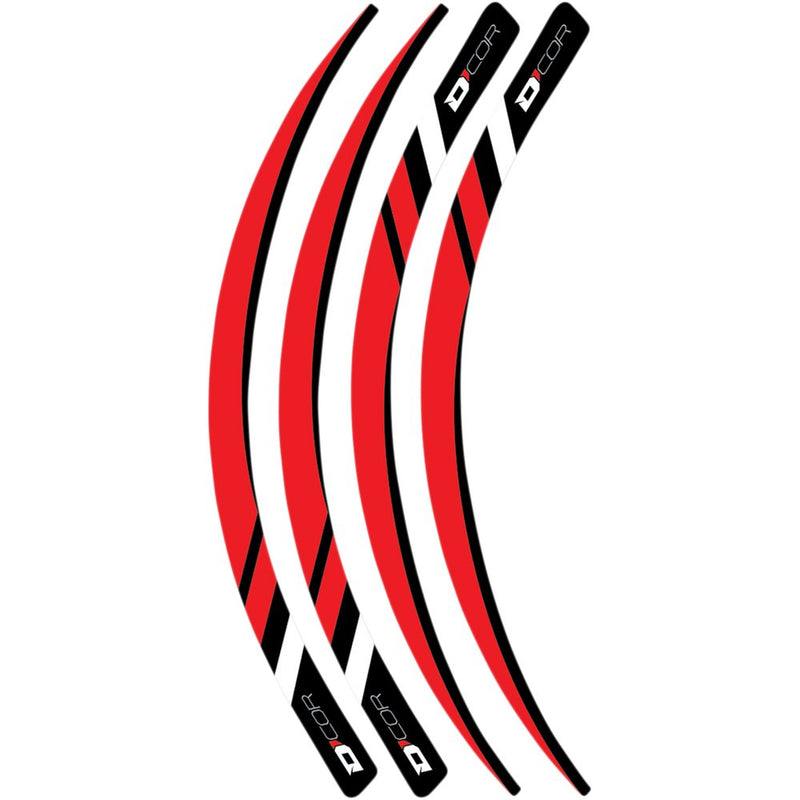 D'Cor Visuals Rim Decal - Red 40-80-216