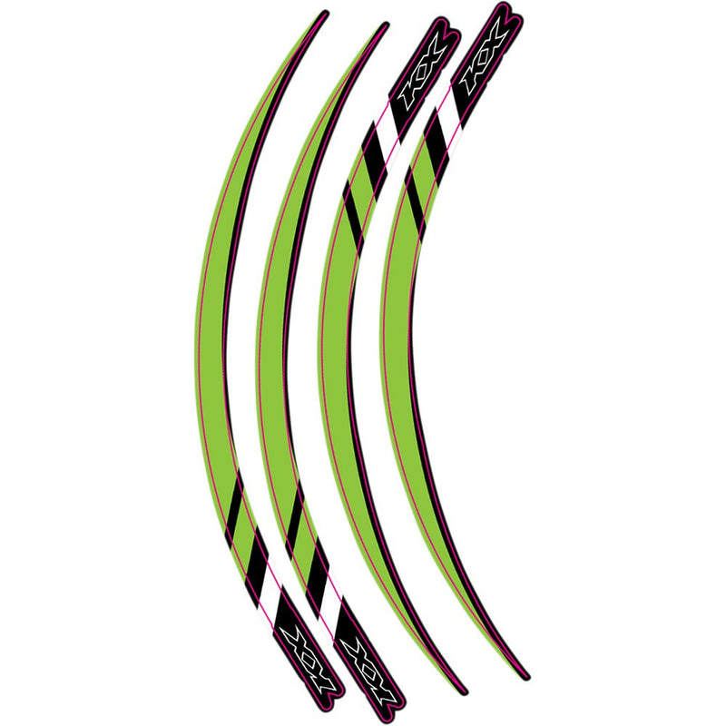 D'Cor Visuals Rim Decal - Green Factory Kawasaki 40-80-213